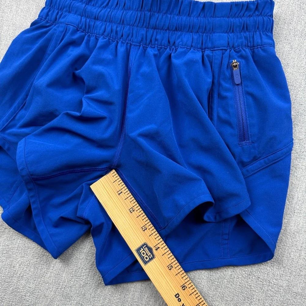 Lululemon Shorts Womens 4 Blue Tracker V Pocket 4